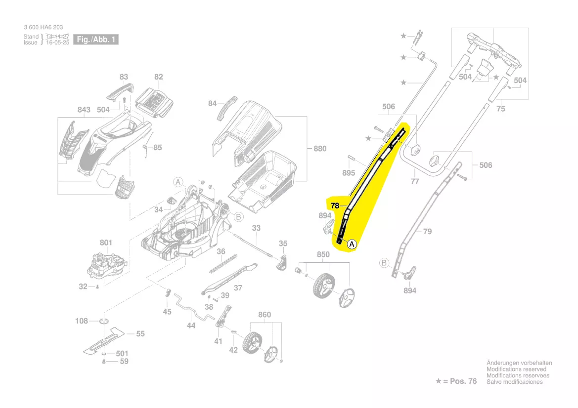 Porte guidon réf. F 016 F04 734 BOSCH